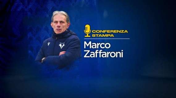 Spezia-Verona: venerdì la conferenza stampa di Marco Zaffaroni