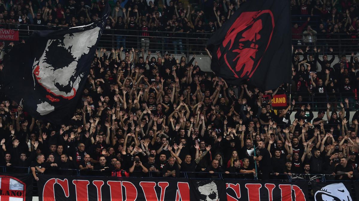 Verona-Milan: poco più di 300 i tifosi rossoneri nel settore Curva Nord-Ospiti