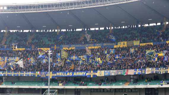 Verona-Lecce: superata quota 26mila, sempre più vicino il sold out del Bentegodi