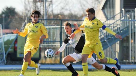 Primavera, Hellas Verona-Udinese 3-1, settima vittoria consecutiva per i gialloblù