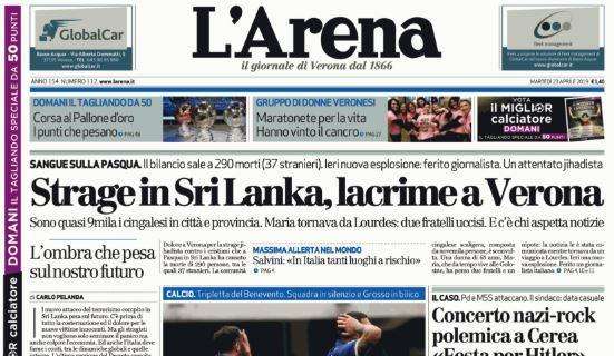 L'Arena - L'Hellas frana al Bentegodi. Serie A sempre più lontana