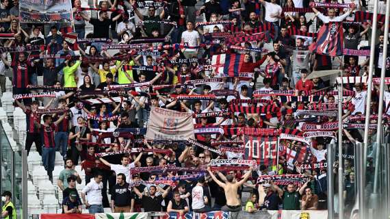 Verona-Bologna: quasi 1.800 i tifosi rossoblù al Bentegodi