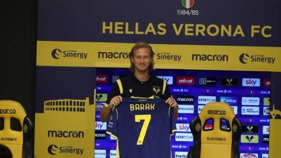 Barak: «Felice di essere arrivato a Verona»