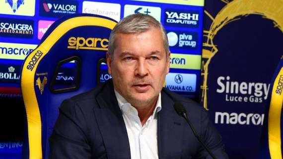 Verona, parla Sogliano: "Con la proprietà confronto continuo"