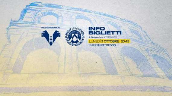 Hellas Verona-Udinese: info biglietti