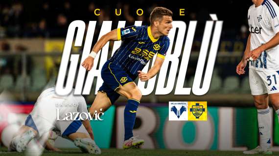 Cuore Gialloblù: Verona-Como 1-1, il più votato è Lazovic