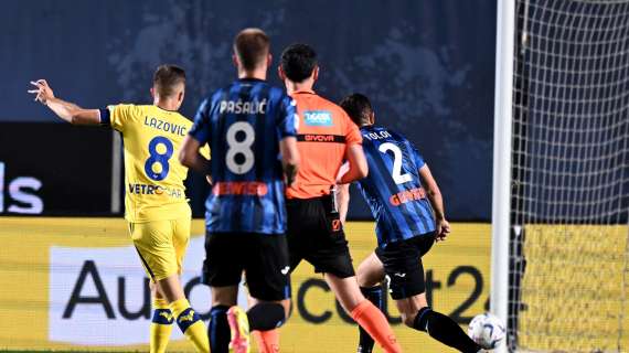 Atalanta - Verona 2-2: Lazovic e Noslin firmano un'insperata rimonta