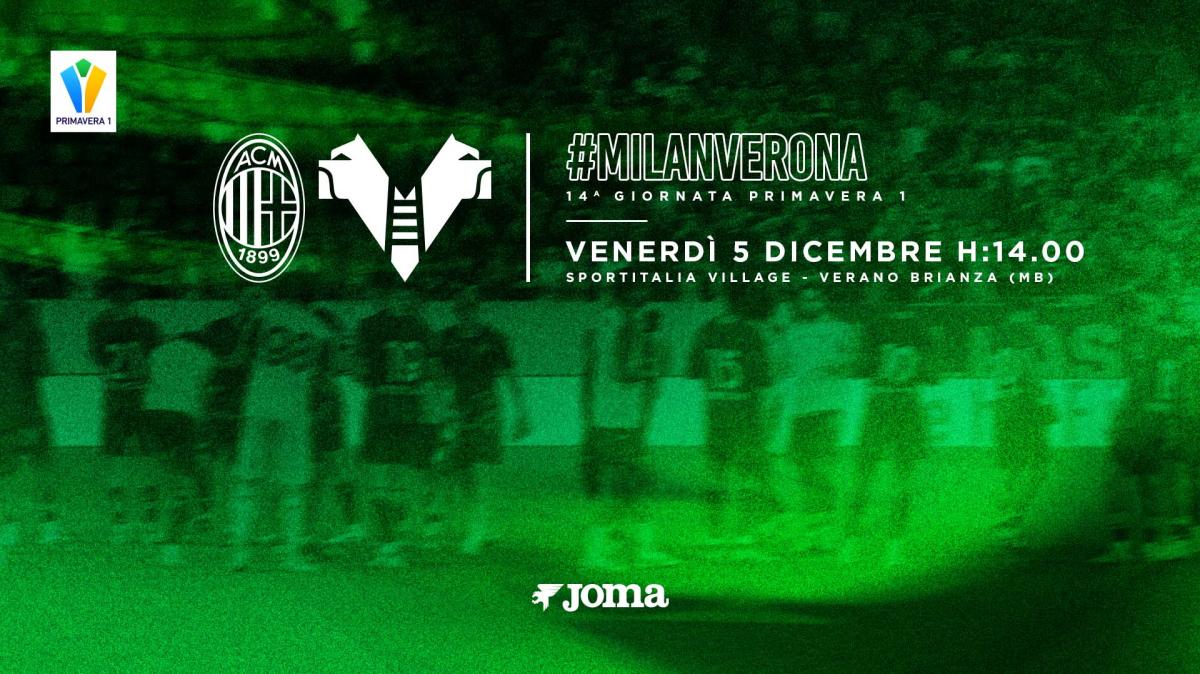 Primavera: gialloblù in campo venerdì contro il Milan