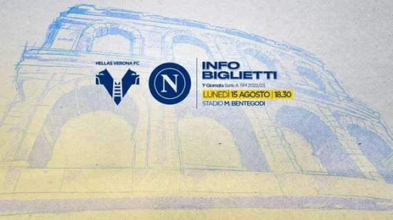 Verona-Napoli: biglietti in vendita anche nel giorno della gara, escluso il settore OSPITi