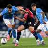 Napoli in vantaggio sul Cagliari alla fine del primo tempo