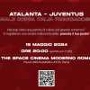 Finale Coppa Italia Atalanta-Juve trasmessa anche al The Space Cinema Moderno Roma