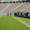 Walk around all'Olympiastadion, con il gruppo azzurro c'è anche Marotta (FOTO e VIDEO)