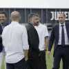 Buffon, Bonucci e il CT dell'Italia Gattuso accolti alla Continassa da Chiellini, Modesto e Tudor. Ecco il resoconto video
