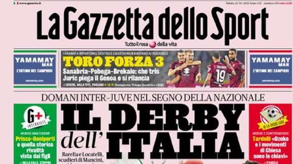 Gazzetta - Il derby dell'Italia