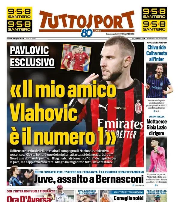 Il mio amico Vlahovic, il numero uno 