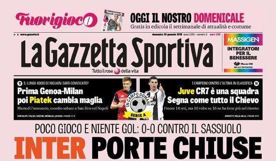 Gazzetta - Inter svuotata 