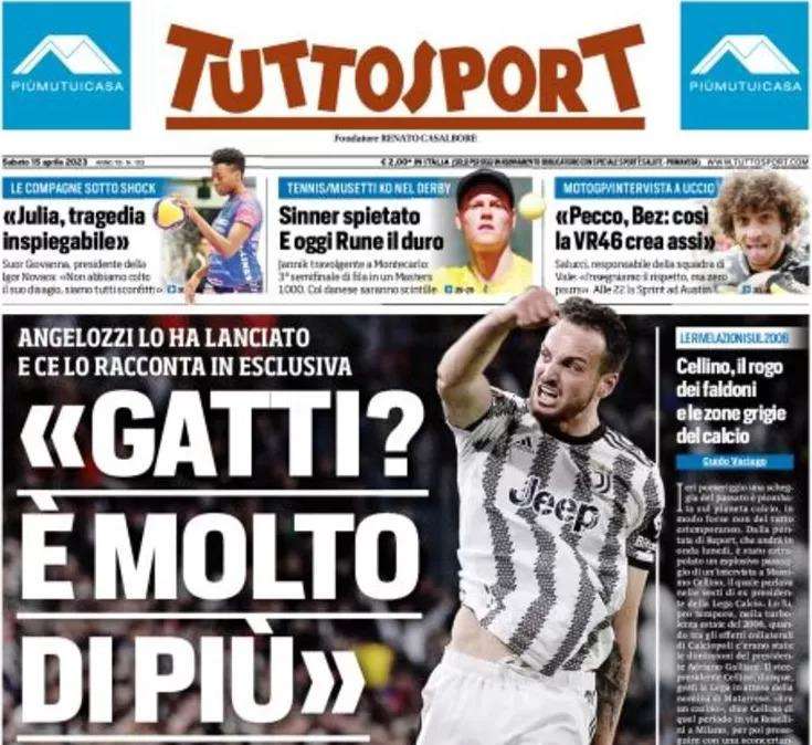 Tuttosport - Gatti e’ molto di più