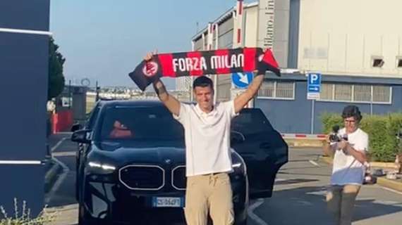 L’ex Juve Morata è arrivato a Milano: inizia la sua avventura al Milan 