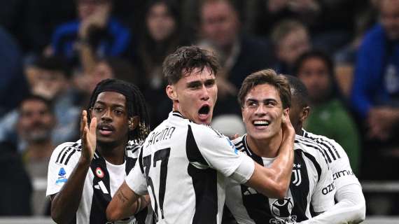 La Juventus su "X" dà il buongiorno con l'esultanza per il gol di Yildiz in Inter-Juve