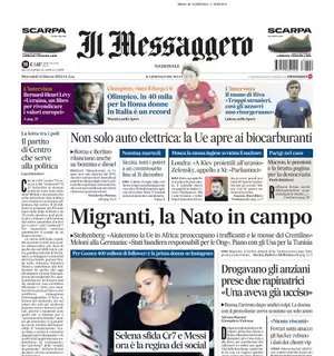 Il Messaggero - Riva: “Troppi stranieri”