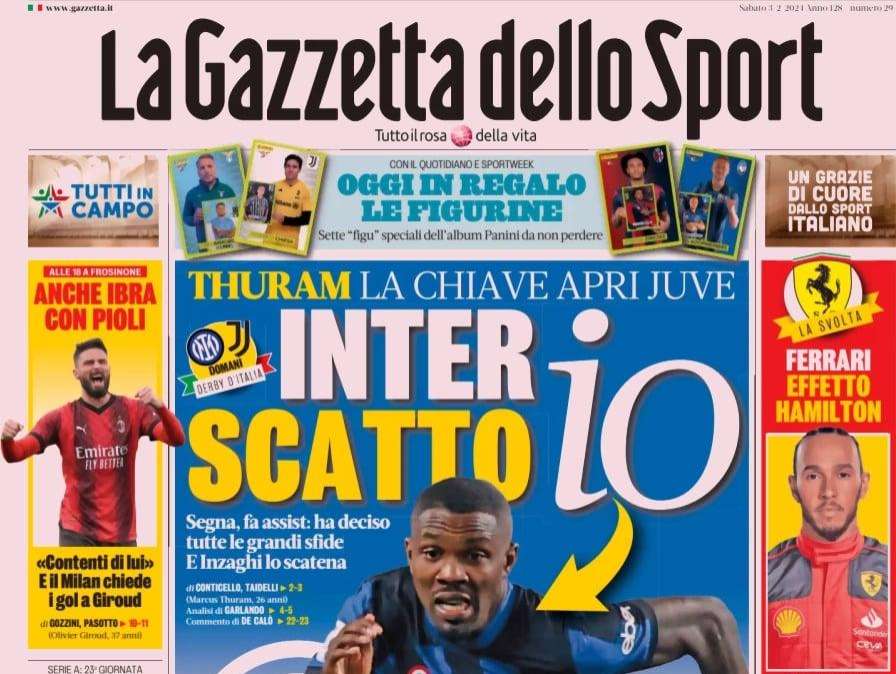 Gazzetta - Inter, scatto Io