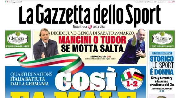 Gazzetta - Mancini o Tudor se salta Motta 