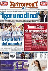 Tuttosport - Igor uno di noi 