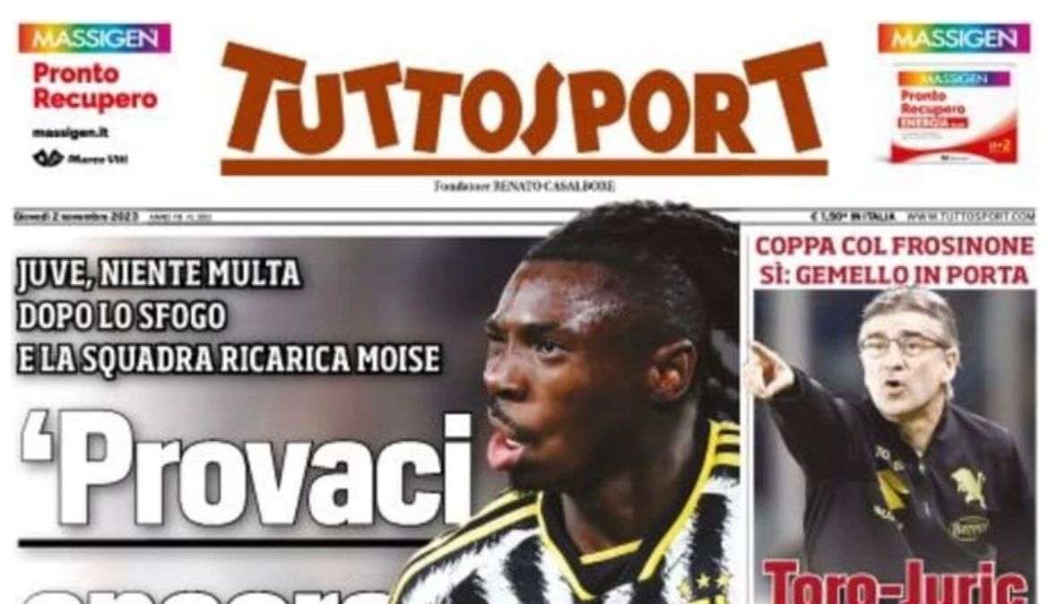Tuttosport - Provaci ancora Kean