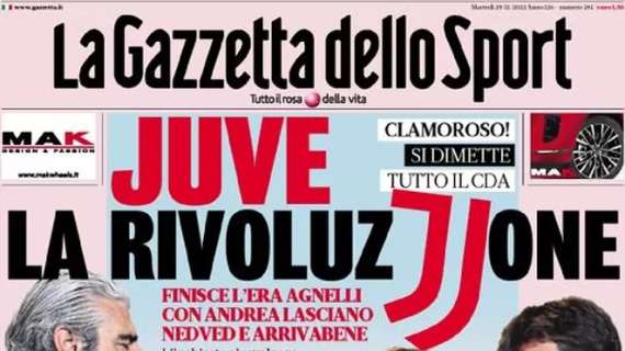 Gazzetta - Juve, rivoluzione 