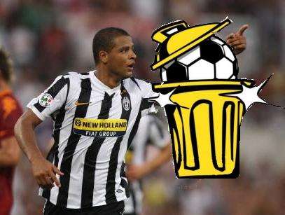 Felipe Melo Bidone d'oro 2009. Anche Tiago e Poulsen nella top ten