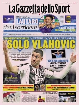 Solo Vlahovic salva la Juventus: pareggio contro lo Sporting Lisbona in Champions League