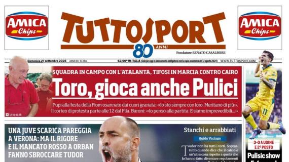 Tuttosport - E’ una vergogna!