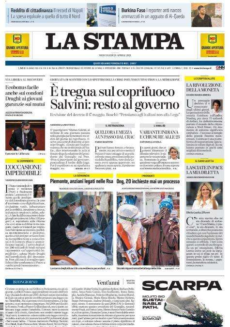 La Stampa - Caduta libera