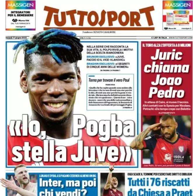 Tuttosport - Io Pogba stella Juve