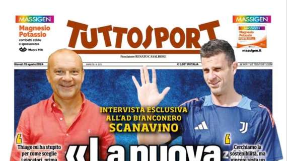 Tuttosport- Scanavino: “La nuova Juve”