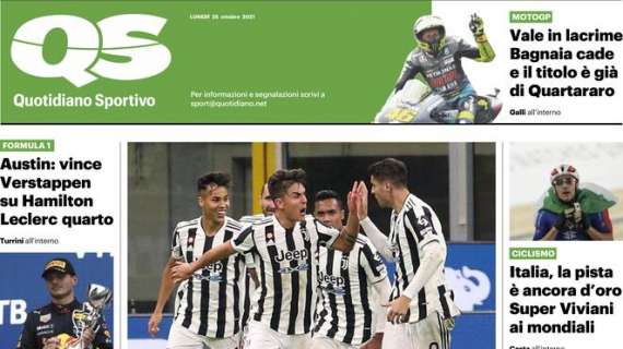 QS - Regalo Inter, Juve in salvo 