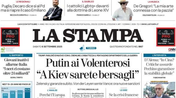 La Stampa - Ringhio Azzurro