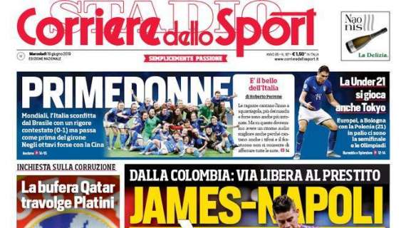 Corsport - James-Napoli, "è fatta". Rabiot a un passo dalla Juve