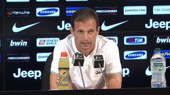 CONFERENZA LIVE - ALLEGRI: "Roma rinforzata, ma battere la Juve è sempre molto difficile. Pirlo? valuterò domani. Caceres e Morata ok. A Madrid ragazzi molto bravi"