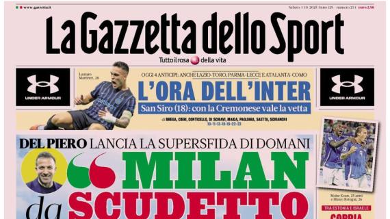 Juventus-Milan: domani sera il big match della giornata, parla Alex del Piero 