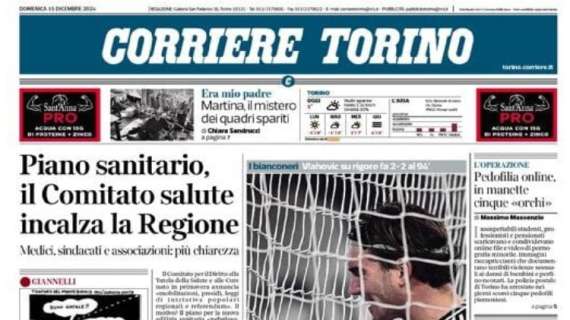 Corriere di Torino - Juve, altra rimonta tra i fischi 