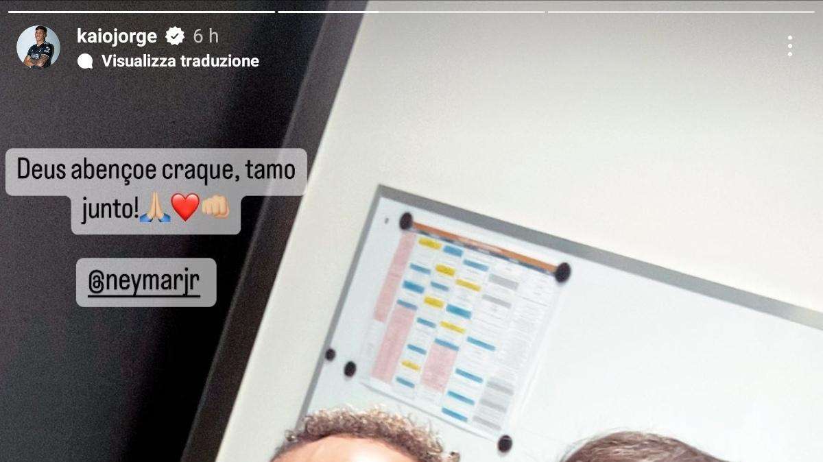 Kaio Jorge incontra Neymar 