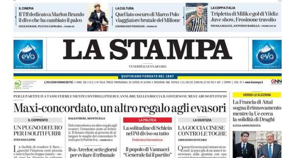 La Stampa - Frosinone travolto