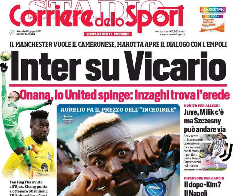 Corsport - Juve, Milik c’è ma Szczesny può andare via 