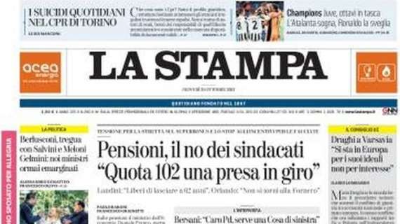 La Stampa - Juventus ottavi in tasca 