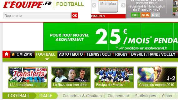 L'Equipe - La Juventus segue Gallas