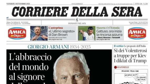 Corsera - Inizia la rincorsa azzurra
