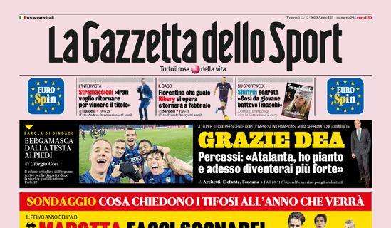 Gazzetta - Inter, facci sognare, Juve, dacci il tridente 