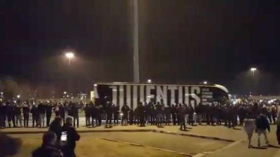 VIDEO TJ - L'arrivo della Juventus allo Stadium