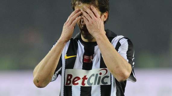 DEL PIERO FUORI 15 GIORNI. SALTA ROMA E GENOA